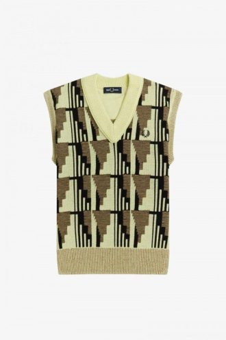 Jacquard-Strick-Tank-Strickwaren