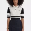 Jacquard-Strickhemd für Damen