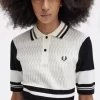 Jacquard-Strickhemd für Damen