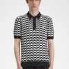 Jacquard-Strickhemd für Herren