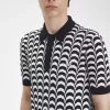 Jacquard-Strickhemd für Herren