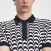 Jacquard-Strickhemd für Herren