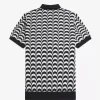 Jacquard-Strickhemd für Herren