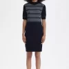 Jacquard-Strickkleid für Damen