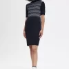 Jacquard-Strickkleid für Damen