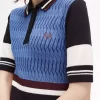 Jacquard-Strickkleid mit Streifen für Damen