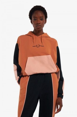 Kapuzenpullover mit Farbblock