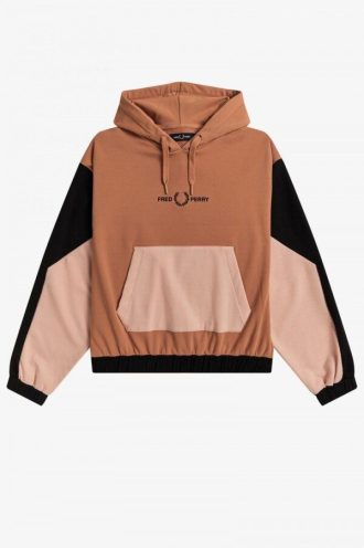 Kapuzenpullover mit Farbblock