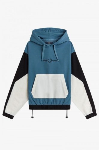 Kapuzenpullover mit Farbblock