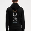 Kapuzenpullover mit grafischem Branding für Herren