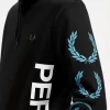 Kapuzenpullover mit grafischem Branding für Herren
