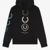 Kapuzenpullover mit grafischem Branding für Herren