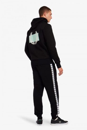 Kapuzenpullover mit Lorbeerkranz-Print