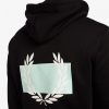 Kapuzenpullover mit Lorbeerkranz-Print