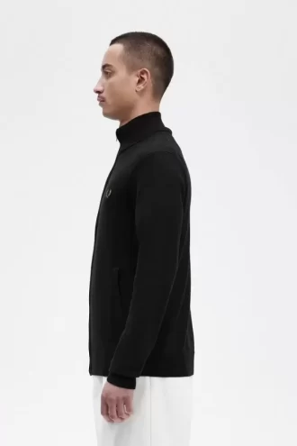 Klassischer Herren-Cardigan mit durchgehendem Reißverschluss