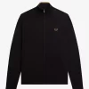 Klassischer Herren-Cardigan mit durchgehendem Reißverschluss