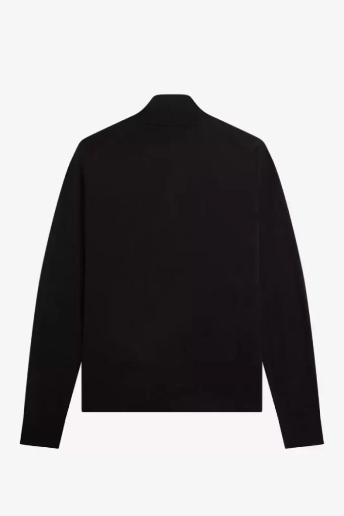 Klassischer Herren-Cardigan mit durchgehendem Reißverschluss