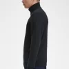 Klassischer Herrenpullover mit halbem Reißverschluss