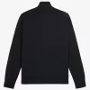 Klassischer Herrenpullover mit halbem Reißverschluss