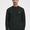 Klassischer Herrenpullover mit Rundhalsausschnitt