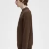 Klassischer Herrenpullover mit Rundhalsausschnitt