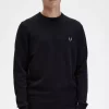 Klassischer Herrenpullover mit Rundhalsausschnitt