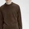 Klassischer Herrenpullover mit Rundhalsausschnitt