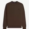 Klassischer Herrenpullover mit Rundhalsausschnitt