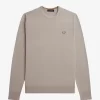 Klassischer Herrenpullover mit Rundhalsausschnitt