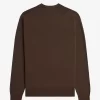 Klassischer Herrenpullover mit Rundhalsausschnitt