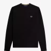 Klassischer Herrenpullover mit Rundhalsausschnitt