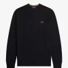 Klassischer Herrenpullover mit Rundhalsausschnitt