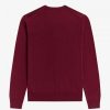 Klassischer Strickpullover mit Rundhalsausschnitt