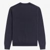 Klassischer Strickpullover mit Rundhalsausschnitt