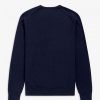 Klassischer Strickpullover mit V-Ausschnitt