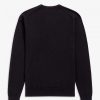 Klassischer Strickpullover mit V-Ausschnitt