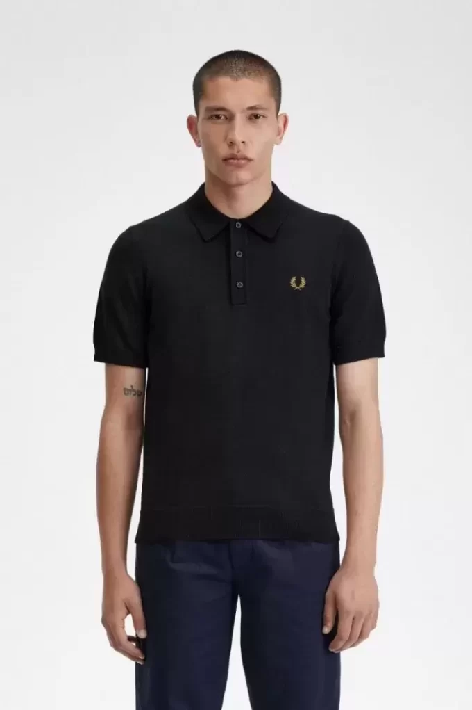 Klassisches Strickhemd für Herren