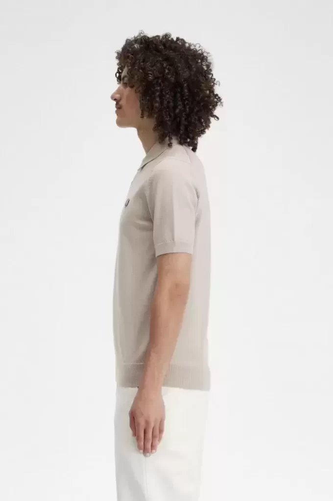 Klassisches Strickhemd für Herren