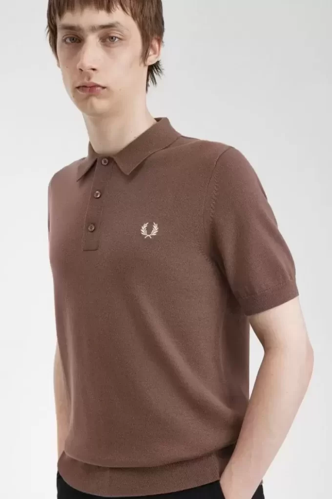 Klassisches Strickhemd für Herren