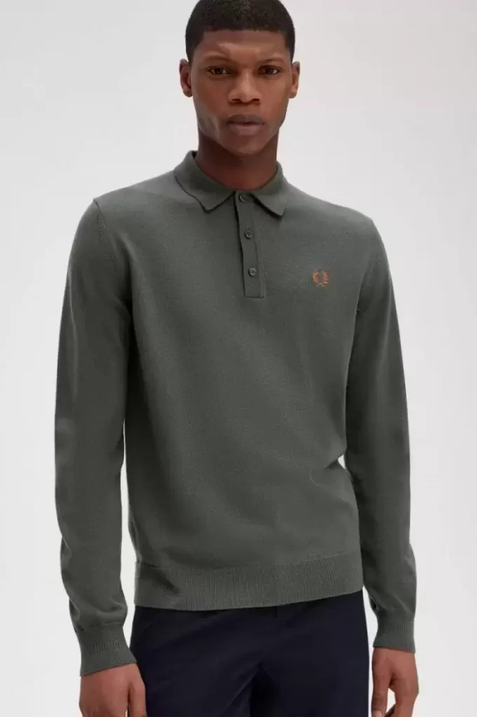 Klassisches Strickhemd für Herren