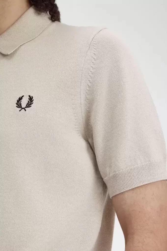 Klassisches Strickhemd für Herren