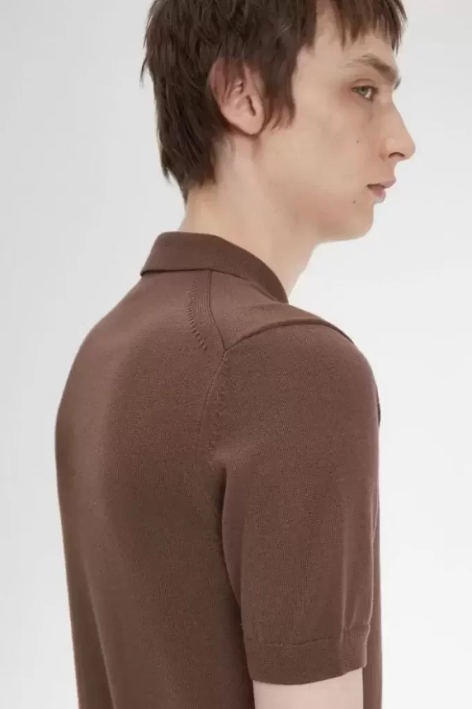 Klassisches Strickhemd für Herren