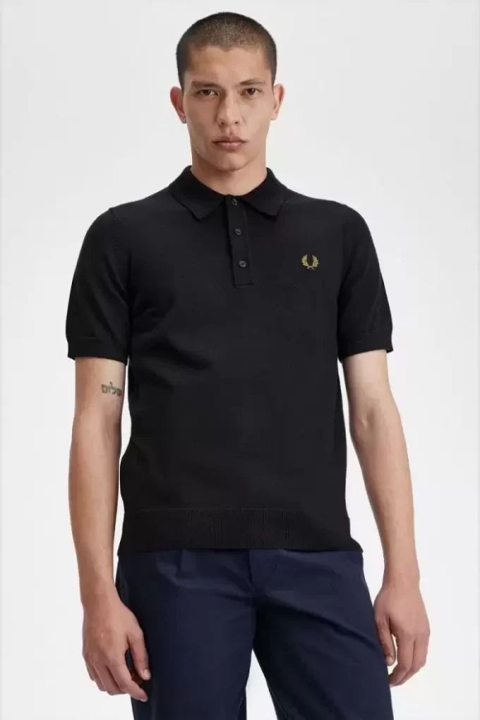 Klassisches Strickhemd für Herren