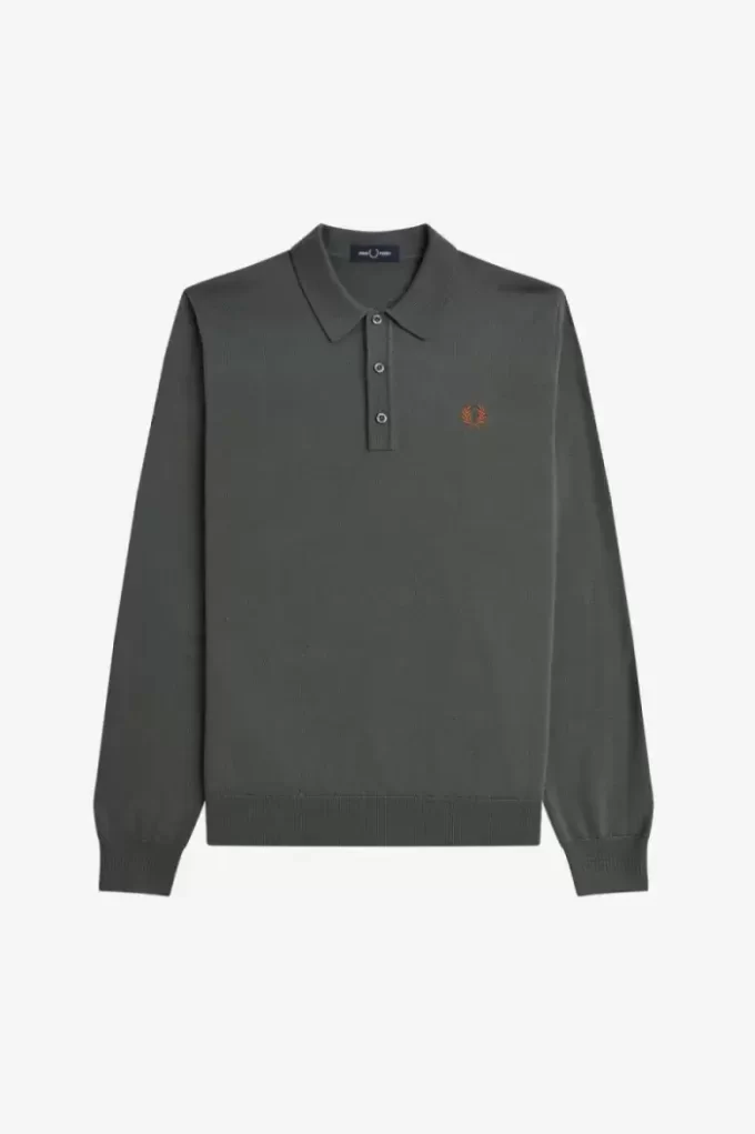 Klassisches Strickhemd für Herren