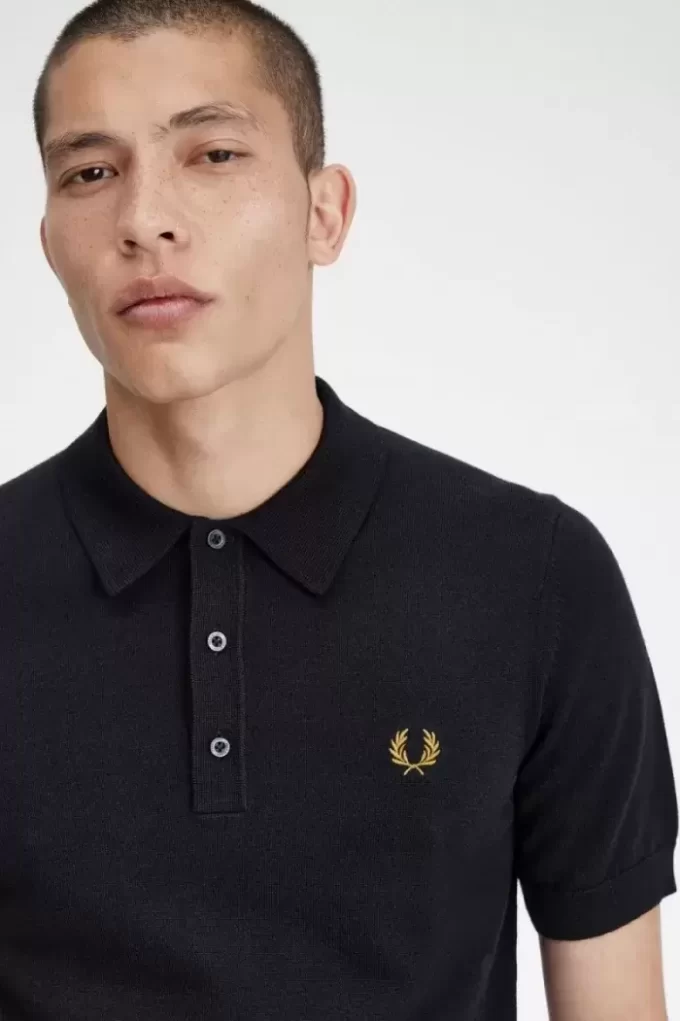 Klassisches Strickhemd für Herren