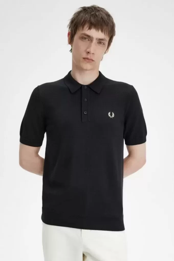 Klassisches Strickhemd für Herren