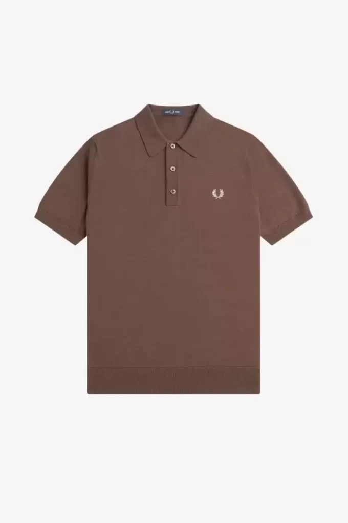 Klassisches Strickhemd für Herren