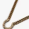 Klobige Lorbeerkranz-Halskette Damenschmuck