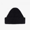 Kurze gerippte Beanie