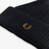 Kurze gerippte Beanie